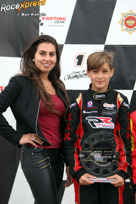 Dani van Dijk en Kissmiss podium Genk